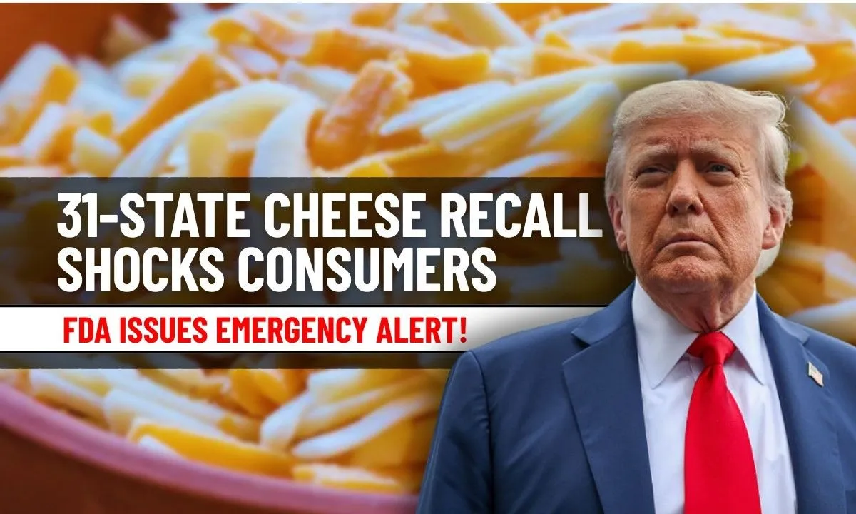 FDA Announces Shredded Cheese Recall in 31 States Over Metal Fragments