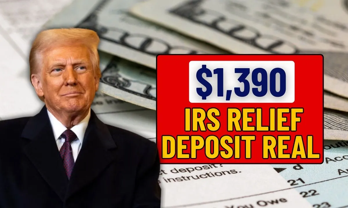 Is the $1,390 IRS Relief Deposit Real? Here’s the Honest Truth